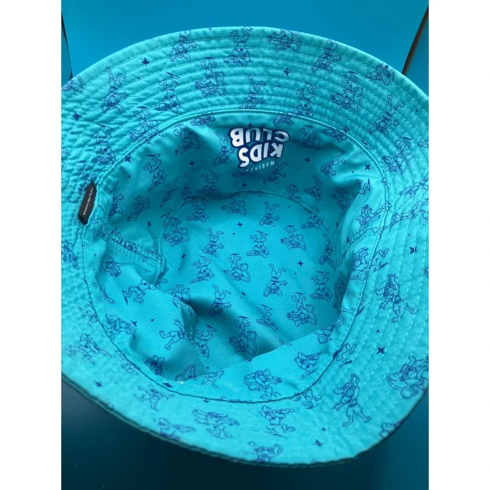 Seattle Mariners Bucket Hat Kids OSFM Blue Teal Reversible Mariners Kids Club